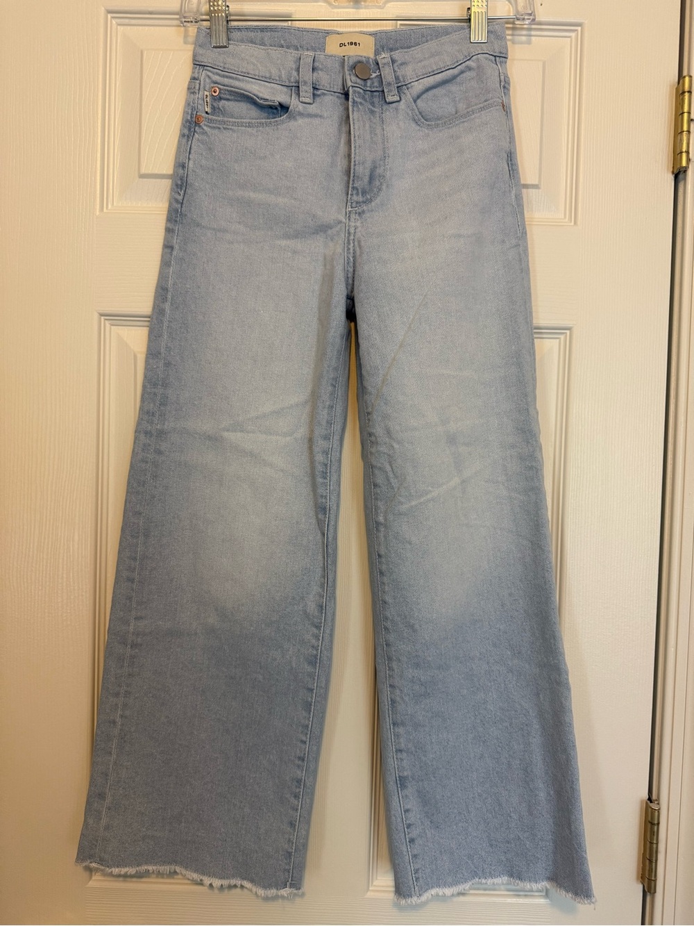 DL1961 Light Blue Wide Leg Kids Jeans